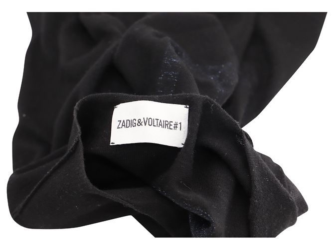 Zadig & Voltaire Totenkopfpullover Aus Schwarzer Merinowolle - Ansicht 4