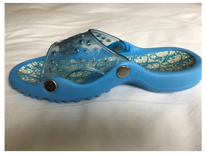Christian Dior Gummipantoffeln Blau Größe 36 - Ansicht 6