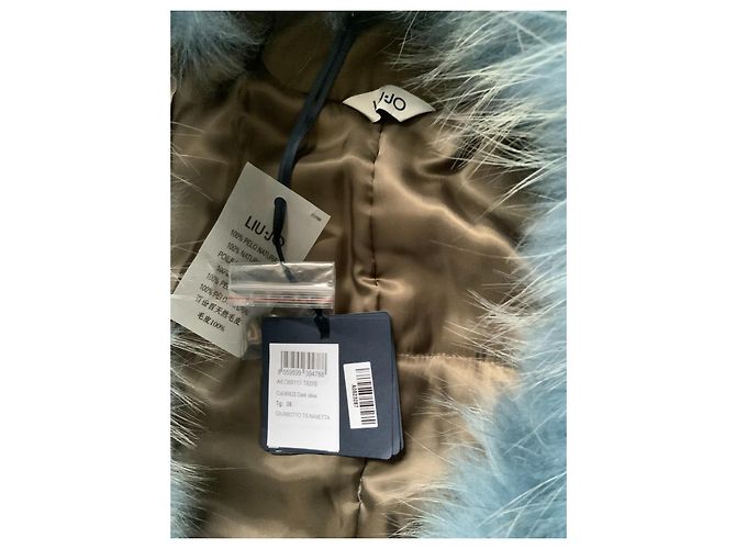 Liu.Jo Abrigo Liu Jo Marrón de Algodón con Piel de Mapache Talla 38 Castaño - vista 2