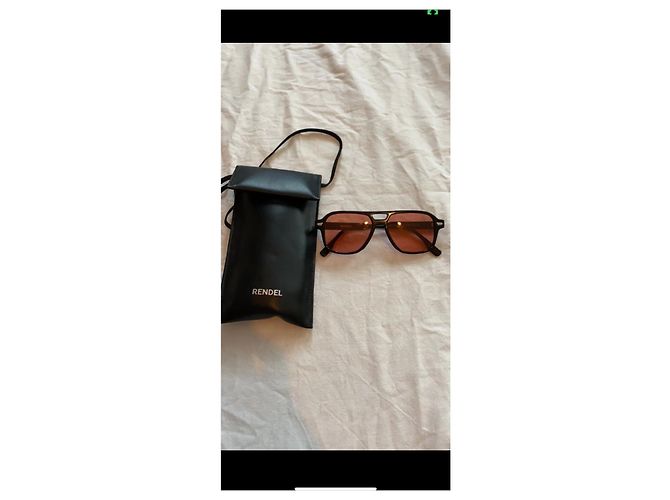 Autre Marque Gafas de sol Rendel Paris negras de plástico Negro - vista 6