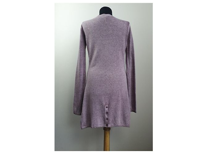 Autre Marque FFC Strickjacke Rose Kaschmir und Wolle Größe M Pink - Ansicht 4