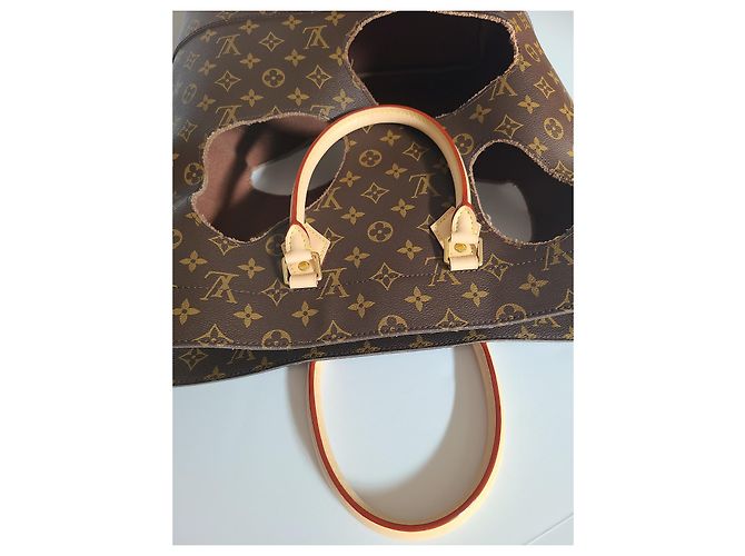 Borsa Louis Vuitton Monogram Plat Rei Kawakubo Marrone - vista 10