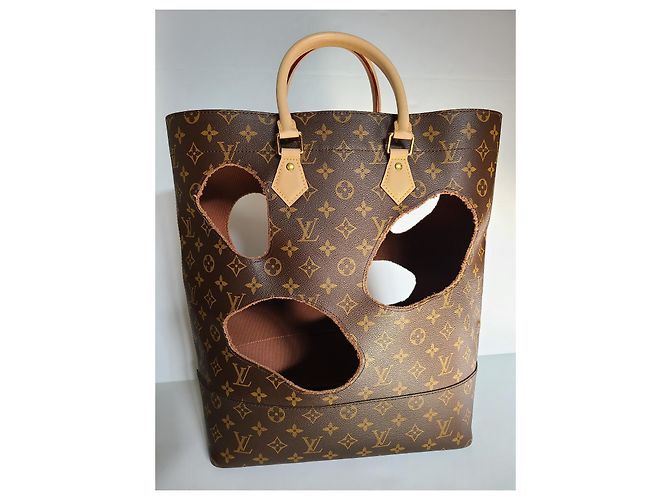 Borsa Louis Vuitton Monogram Plat Rei Kawakubo Marrone - vista 15