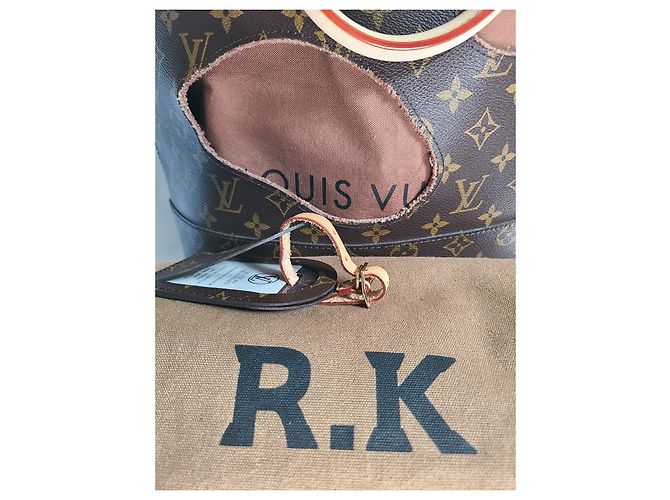 Borsa Louis Vuitton Monogram Plat Rei Kawakubo Marrone - vista 5