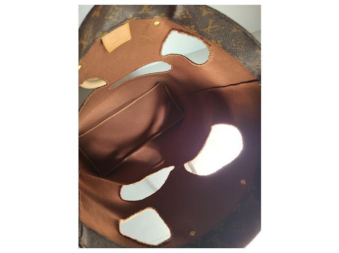 Borsa Louis Vuitton Monogram Plat Rei Kawakubo Marrone - vista 7