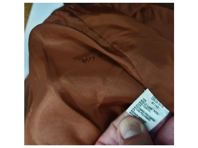 Autre Marque Abrigo Hauber Sporting Life Marrón Lana Mohair - vista 5