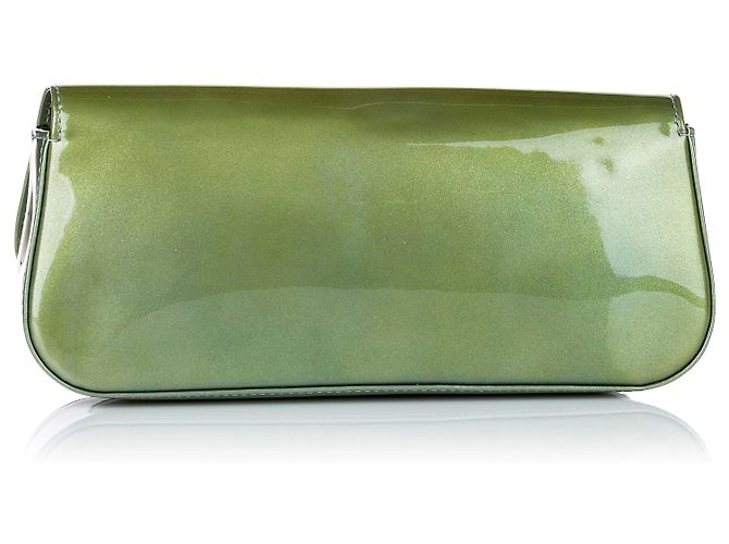 Bolso de mano Louis Vuitton Green Sobe de charol Verde Verde oscuro - vista 3
