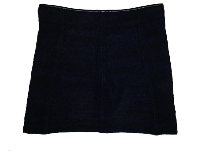 Isabel Marant Etoile ISABEL MARANT ÉTOILE MINI FALDA DE PIEL DE CORDERO Verde oliva - vista 2