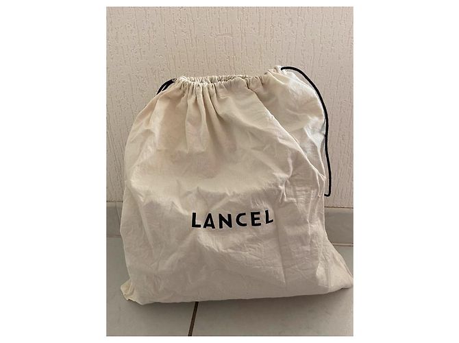 Sac croco Lancel LISON noir XS - vue 8