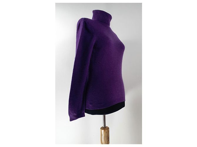 Autre Marque Polo de cachemira morado Bluhmod Púrpura Morado oscuro - vista 2