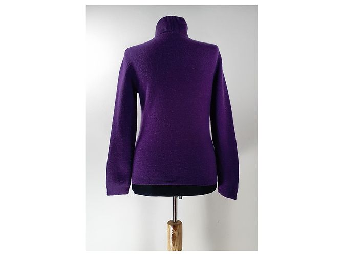 Autre Marque Polo de cachemira morado Bluhmod Púrpura Morado oscuro - vista 3