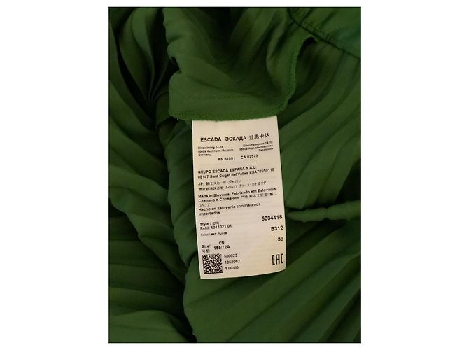 Escada Faltenrock grün - Ansicht 7