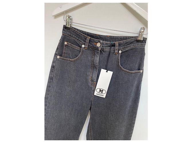 Jeans M Missoni in Cotone Neri Nero - vista 2