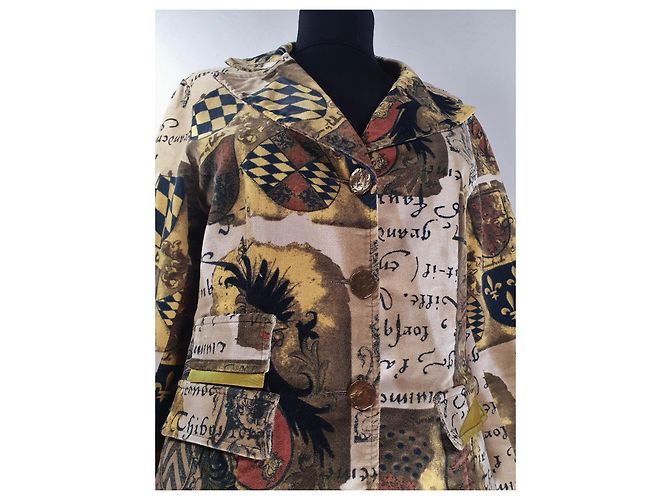 Blazer Elisa Cavaletti in cotone ed elastan Multicolore - vista 2