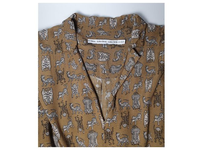 & Other Stories Kleid Animals Viscose Mehrfarbig Mehrfarben - Ansicht 5