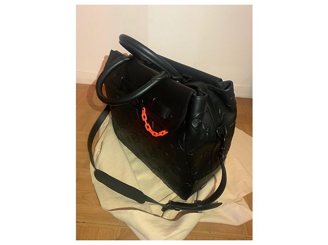Cabas louis Vuitton steamer défilé 2021 neuf Noir - vue 2