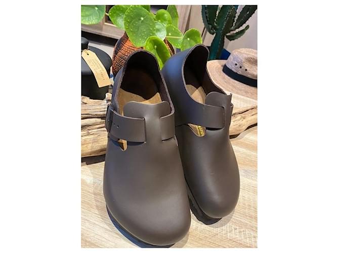 Birkenstock zoccoli Marrone scuro - vista 2