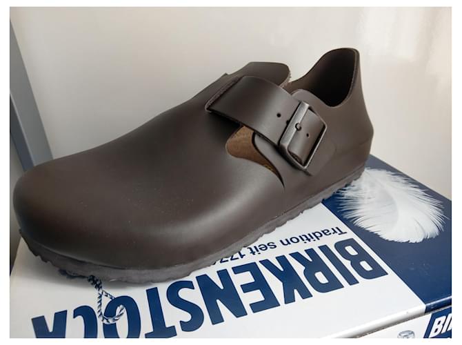 Birkenstock zoccoli Marrone scuro - vista 4