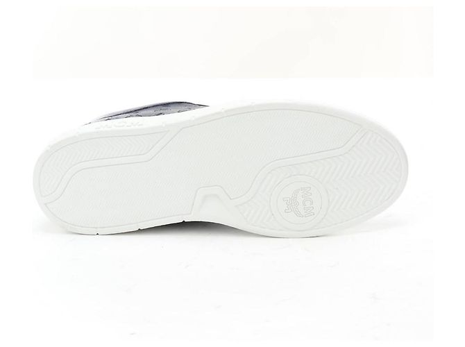 Sneakers MCM in pelle blu navy 37 - vista 2