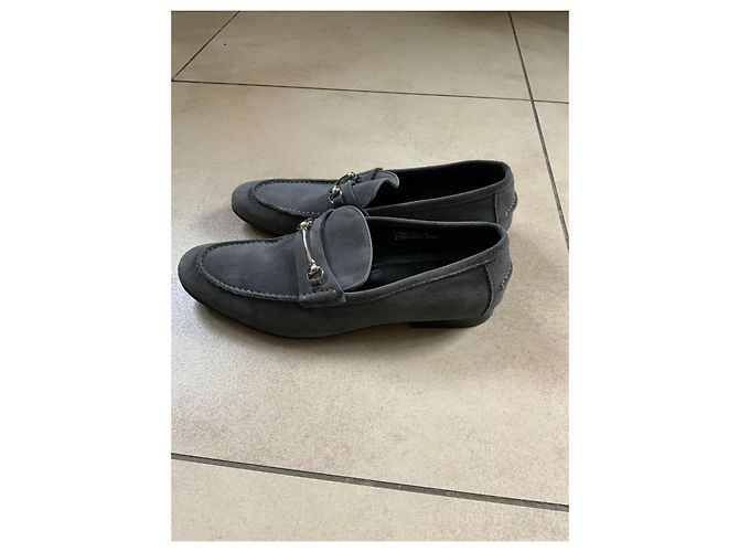 Dune Müßiggänger Slipper Grau - Ansicht 2