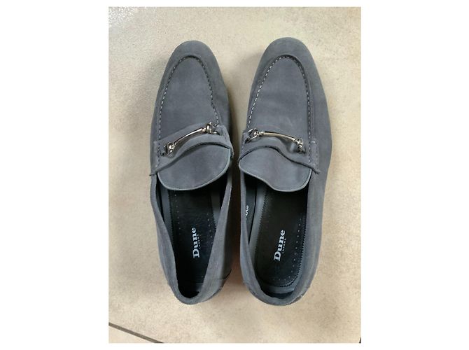 Dune Müßiggänger Slipper Grau - Ansicht 4