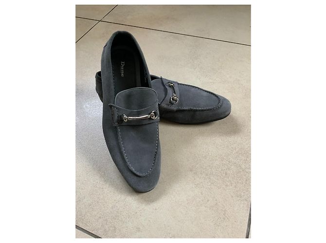 Dune Müßiggänger Slipper Grau - Ansicht 5
