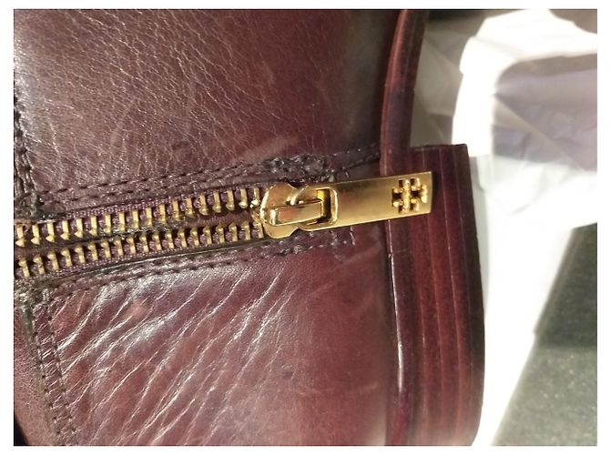 Botas de montar Tory Burch de cuero chocolate - vista 3