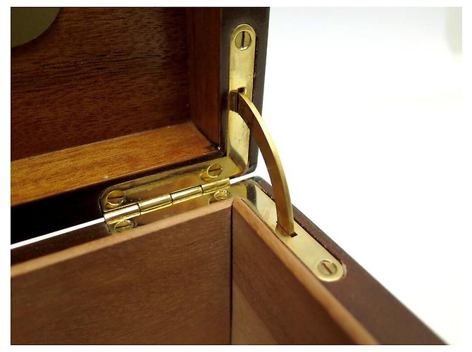 NUEVA BODEGA CAJA DE PUROS BREGUET MADERA LACADA VERDE 15X24CAJA DE PUROS DE MADERA VERDE CM - vista 8