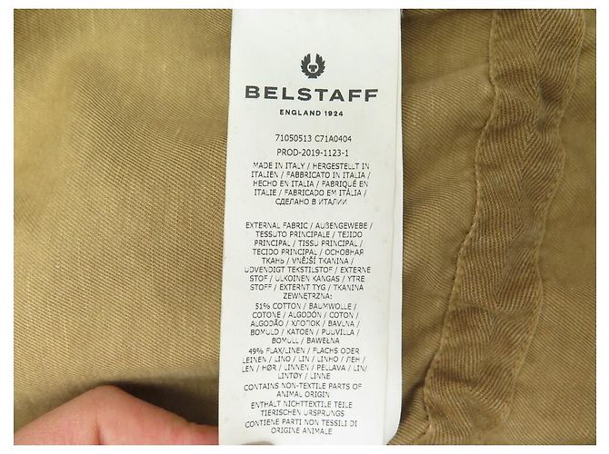 BELSTAFF WEYMOUTH-JACKE 71050513 48 M CAMEL JACKET DENIM-CANVAS-JACKE - Ansicht 4