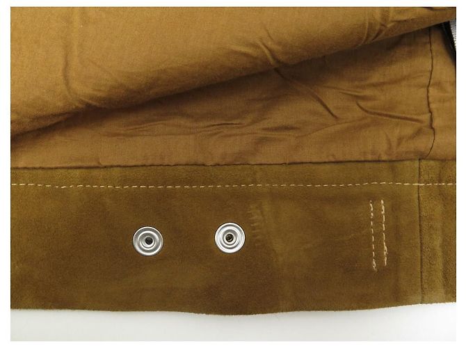 NEU SCHOTT LC WEST JACKE JACKE T48 M WILDLEDER GOLD CAMEL NEUE WILDLEDERJACKE - Ansicht 11
