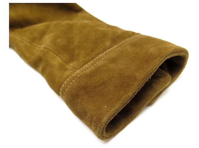 NEU SCHOTT LC WEST JACKE JACKE T48 M WILDLEDER GOLD CAMEL NEUE WILDLEDERJACKE - Ansicht 12