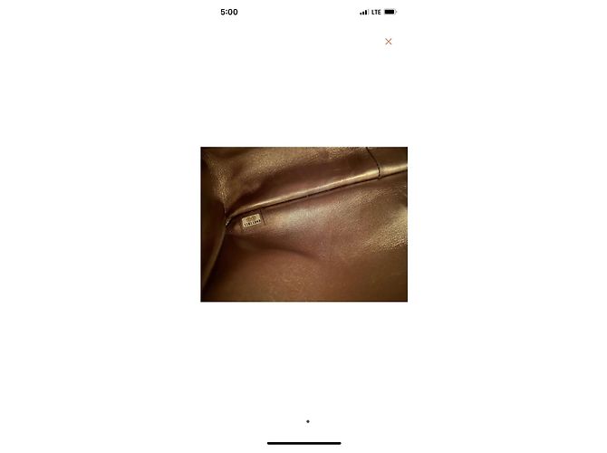 Chanel 2.55 Reissue 227 Borsa a flap in pelle di vitello oro metallizzato D'oro - vista 5