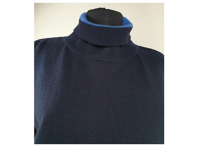 Autre Marque Libertine Libertine College Husky Pullover Blau Wolle Mehrfarben Marineblau - Ansicht 3