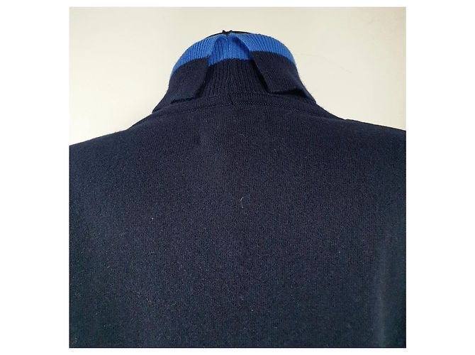 Autre Marque Libertine Libertine College Husky Pullover Blau Wolle Mehrfarben Marineblau - Ansicht 5