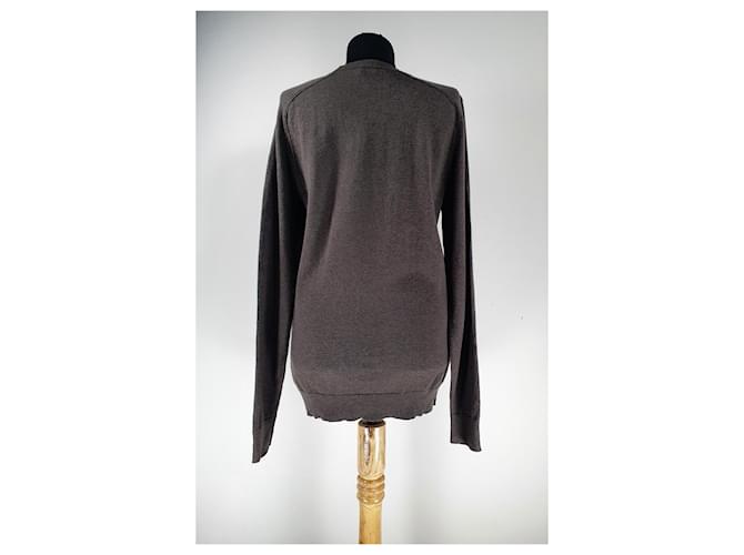 Filippa K Pullover Grün Baumwolle Wolle - Ansicht 4
