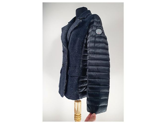 Jott Blazer Jacke Schwarz Grau Wolle - Ansicht 2