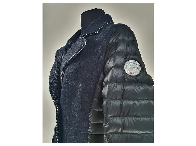 Jott Blazer Jacke Schwarz Grau Wolle - Ansicht 3