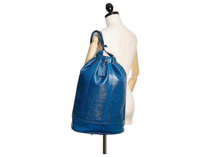 Louis Vuitton Blue Epi Randonnee GM - vista 11