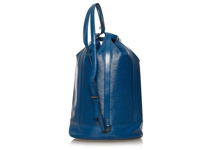 Louis Vuitton Blue Epi Randonnee GM - vista 3