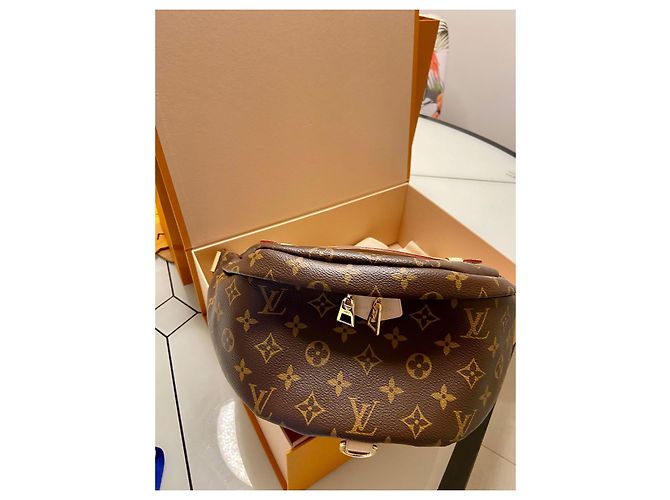 Bumbag Louis Vuitton Canvas-Monogramm-Gürteltasche Braun - Ansicht 3