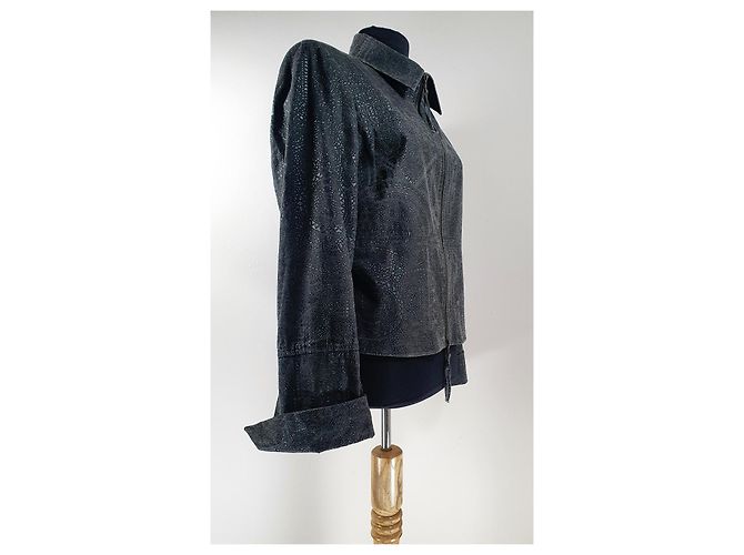 Autre Marque Sand Bkazer Jacke Grau - Ansicht 3