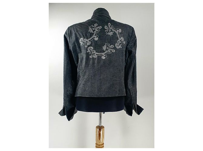 Autre Marque Sand Bkazer Jacke Grau - Ansicht 5