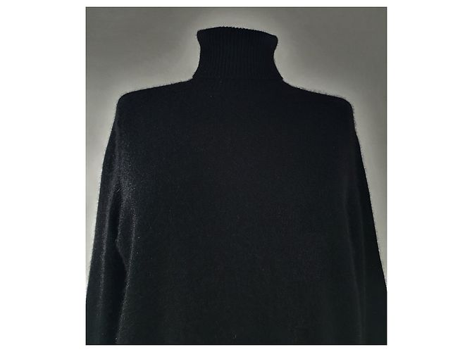 Autre Marque Covington Kaschmir Polopullover Schwarz - Ansicht 2