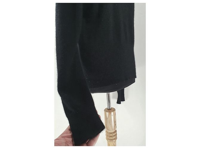 Autre Marque Covington Kaschmir Polopullover Schwarz - Ansicht 3