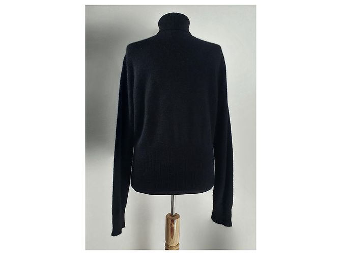 Autre Marque Covington Kaschmir Polopullover Schwarz - Ansicht 4