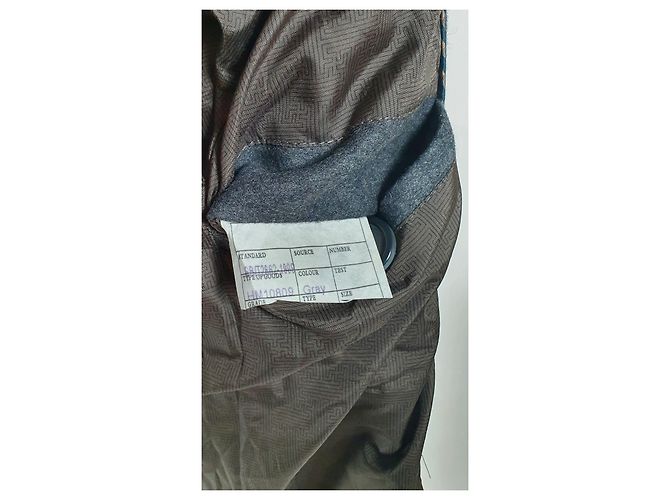 Hermès Peacoat Grau Wolle - Ansicht 10