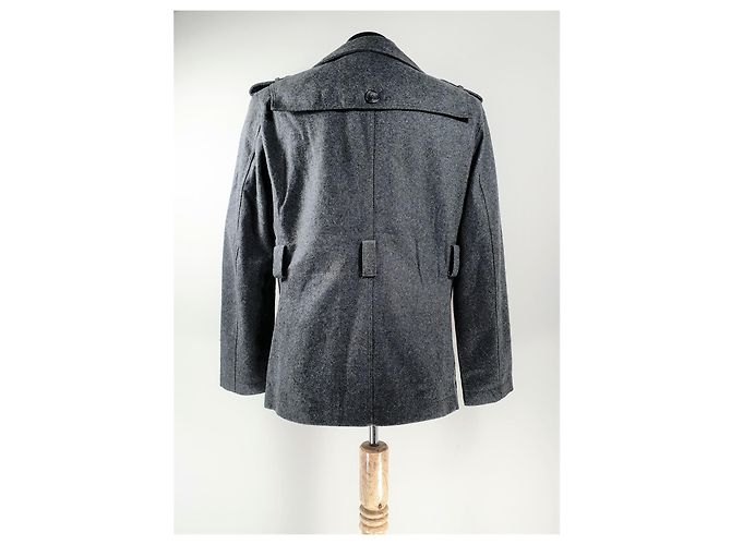 Hermès Peacoat Grau Wolle - Ansicht 6