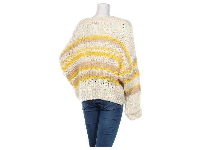 & Other Stories Gestreifter Woll Mohair Pullover L Mehrfarben - Ansicht 2