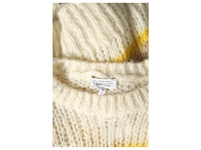 & Other Stories Gestreifter Woll Mohair Pullover L Mehrfarben - Ansicht 3