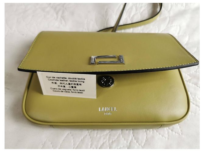 Lancel Handtasche aus Leder Pistaziengrün Olivgrün - Ansicht 12